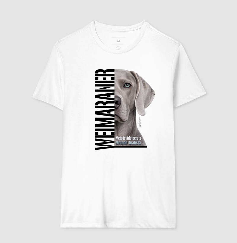 Camiseta Weimaraner Metade Aristocrata - Essência