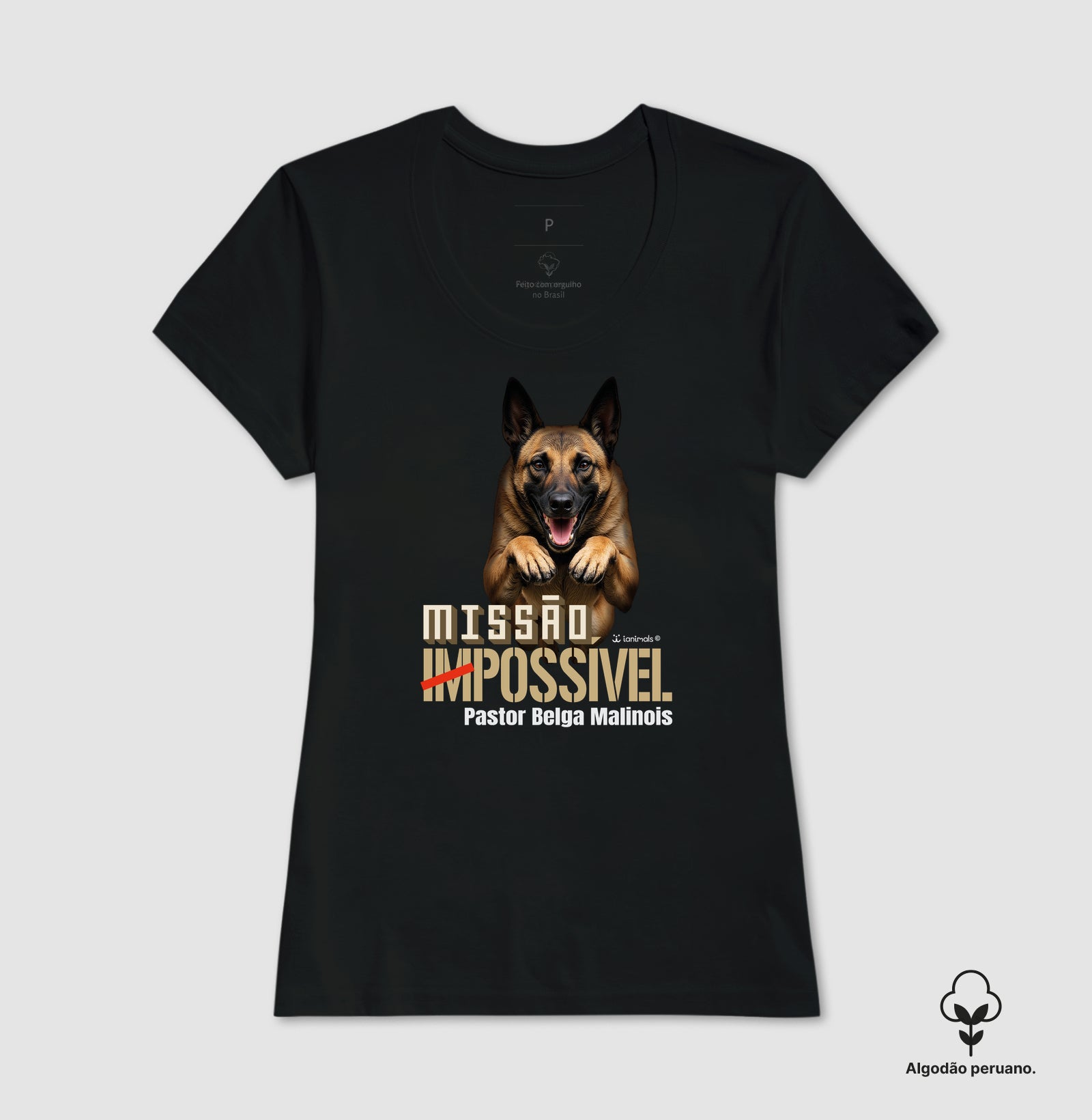 Camiseta INCA SOFT Malinois Missão Impossível - Essência