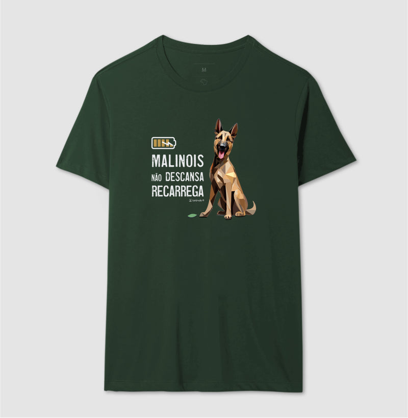 Camiseta Malinois Não Descansa - Essência