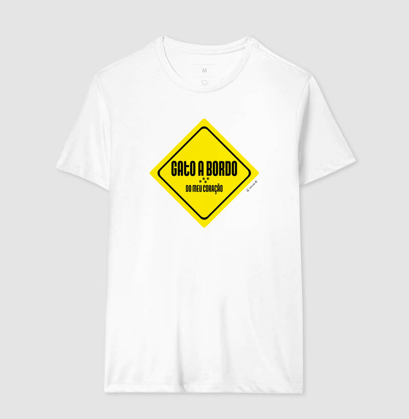 Camiseta Gato a Bordo - Afeto