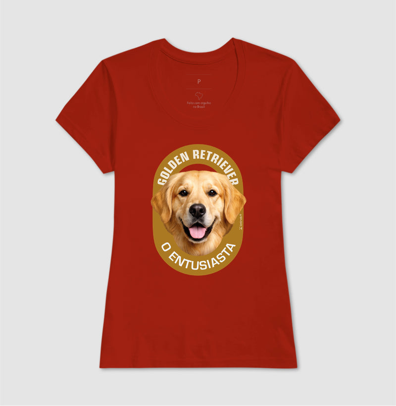 Camiseta Golden Retriever O Entusiasta - Essência