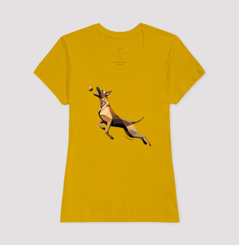 Camiseta Malinois O Pulo - Perfil/Geoma