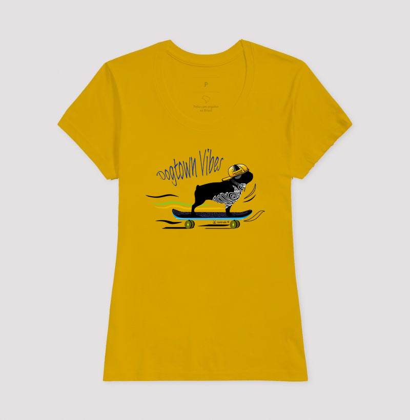 Camiseta Buldogue Francês - Skatista