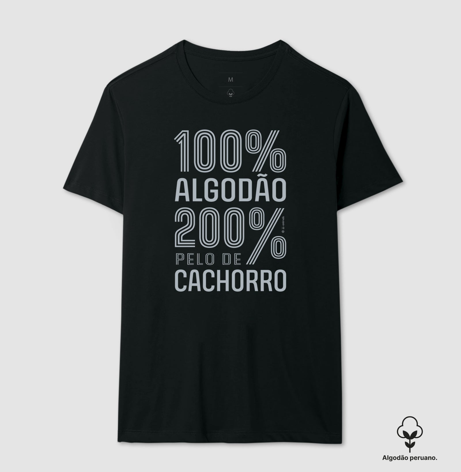 Camiseta “INCA SOFT” 200% pelo de Cachorro - Coleção AFETO