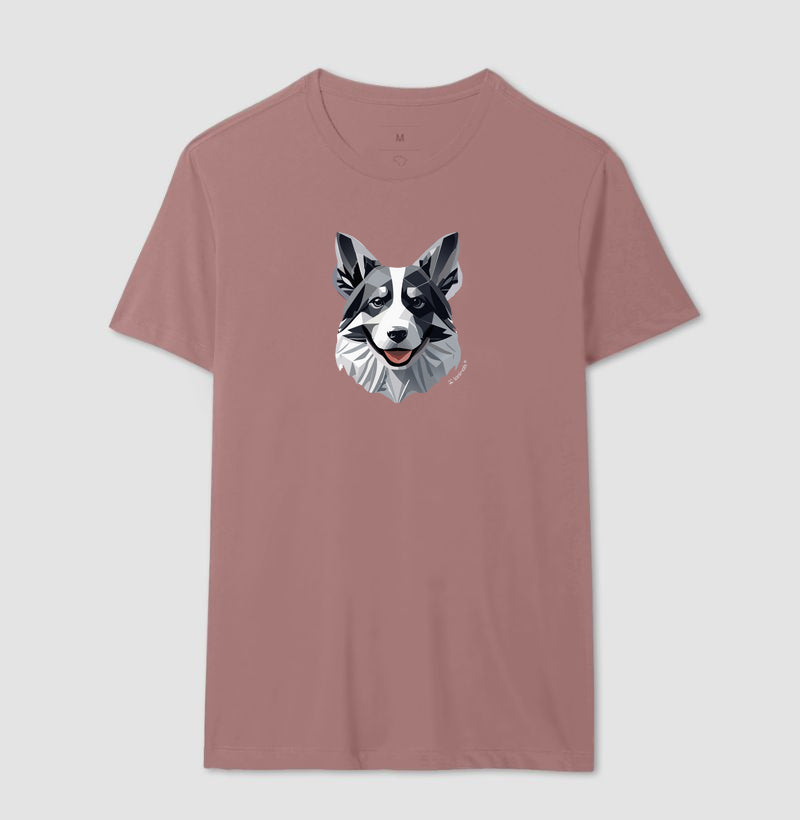 Camiseta Border Collie - Coleção Geoma