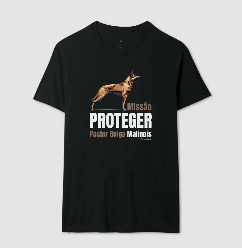 Camiseta Malinois Missão  Proteger - Essência