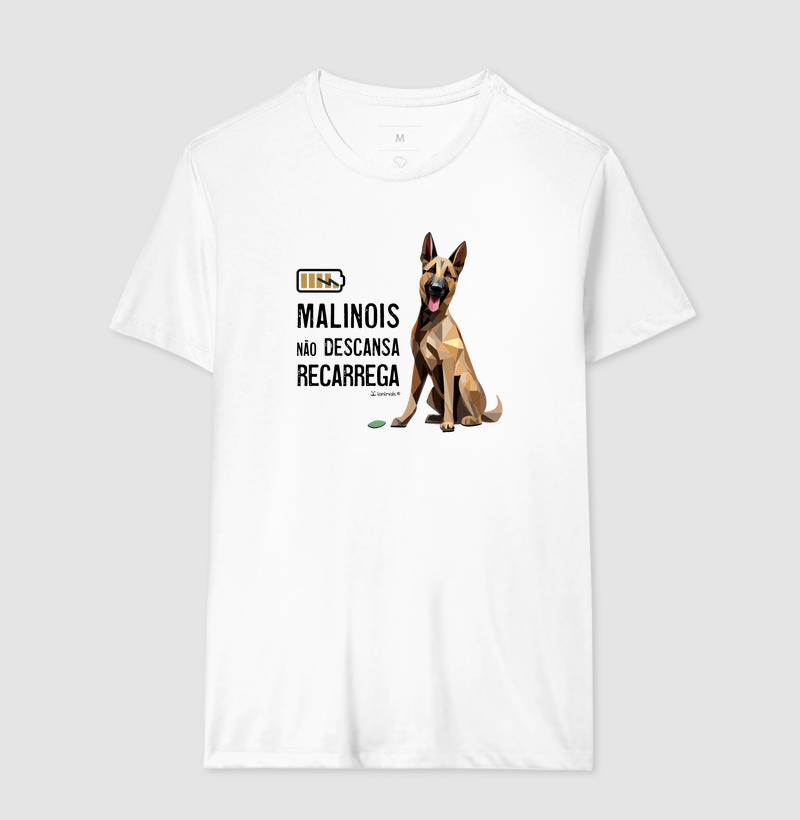 Camiseta Malinois Não Descansa - Essência