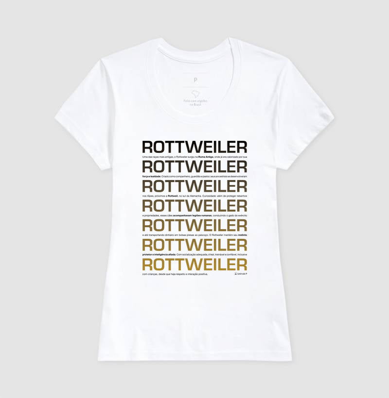 Camiseta Rottweiler - Origem
