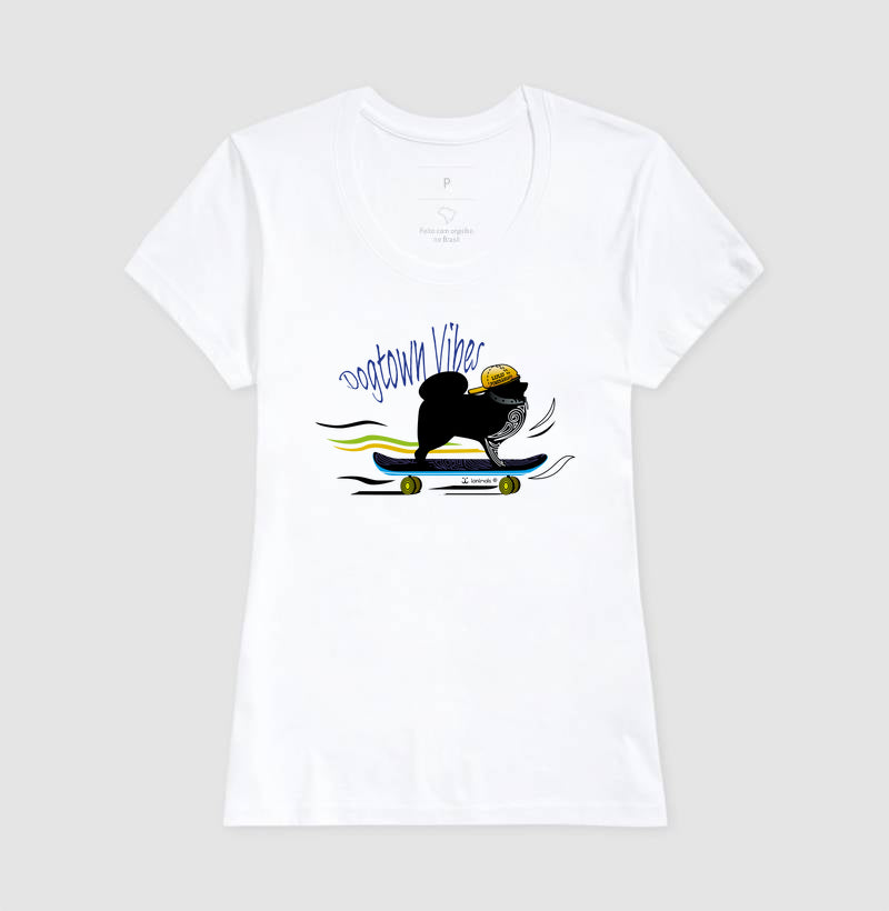 Camiseta Lulu da Pomerânia - Skatista