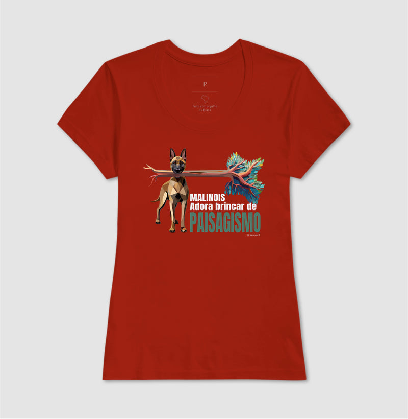 Camiseta Malinois Paisagismo - Essência