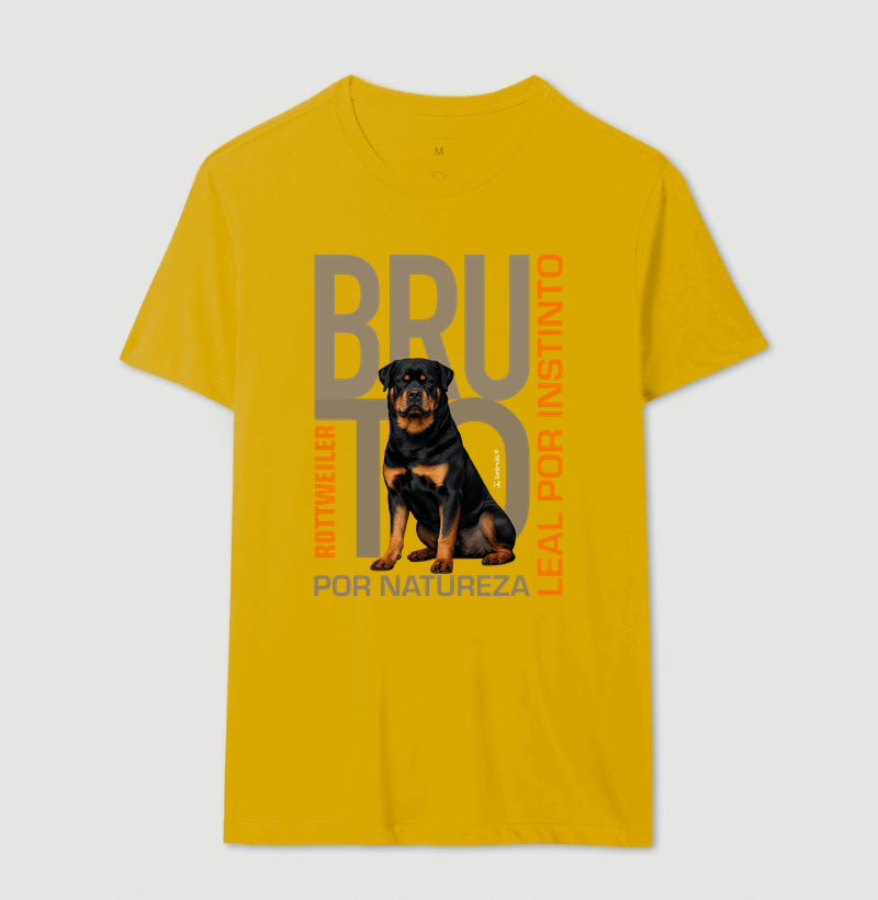 Camiseta Rottweiler Bruto por Natureza - Essência