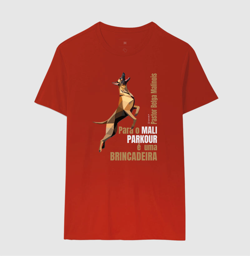 Camiseta Malinois Parkour é Brincadeira- Essência