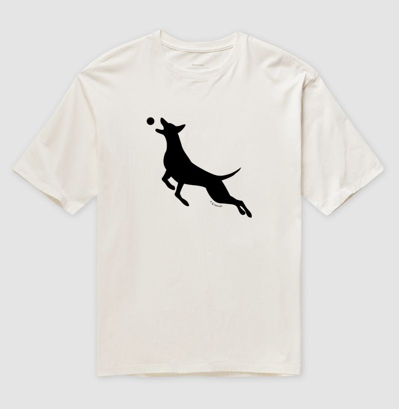 Camiseta Oversized Malinois O Pulo - Perfil