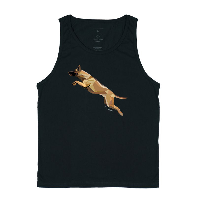 Regata Malinois Saltando - Perfil / Geoma