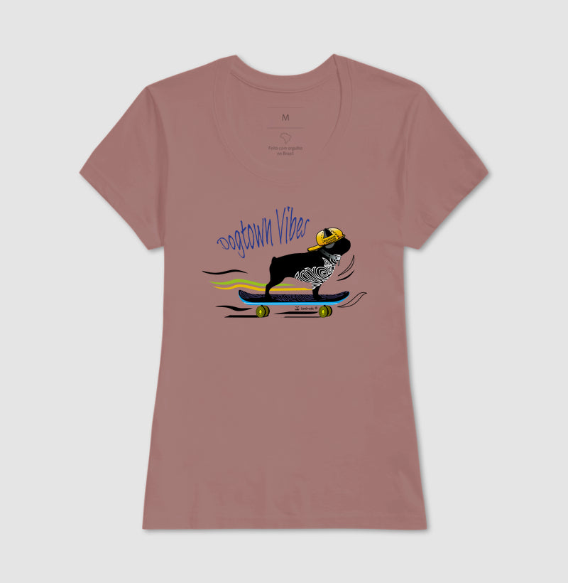 Camiseta Buldogue Francês - Skatista
