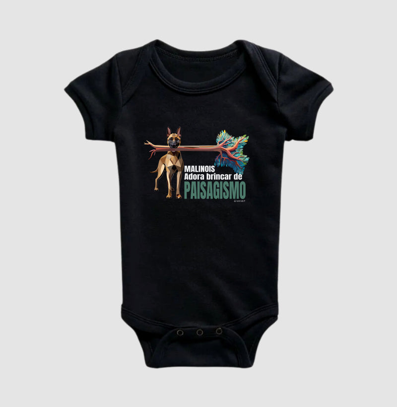 Body Infantil Malinois Paisagismo - Essência