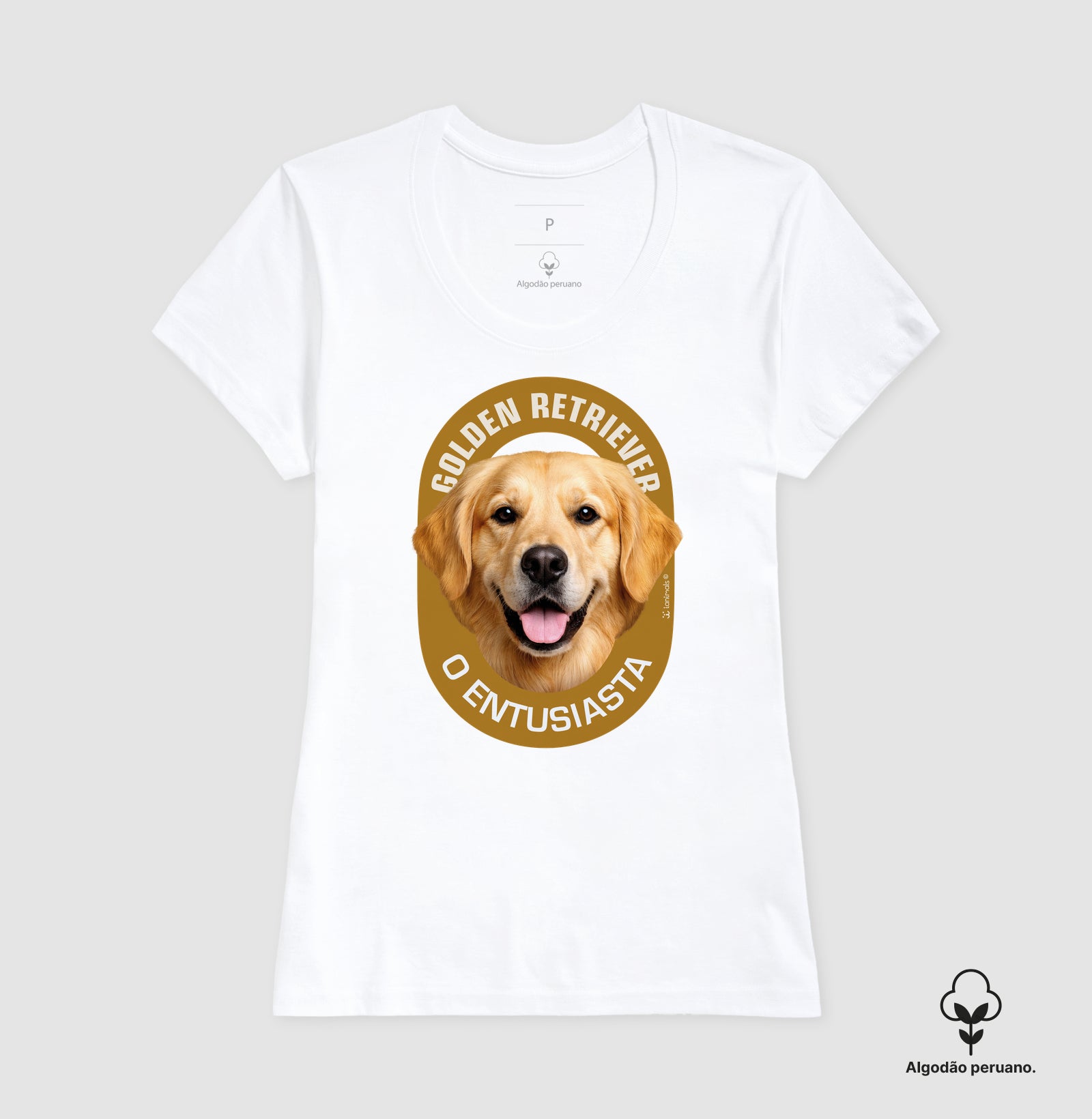 Camiseta INCA SOFT - Golden Retriever O Entusiasta - Essência