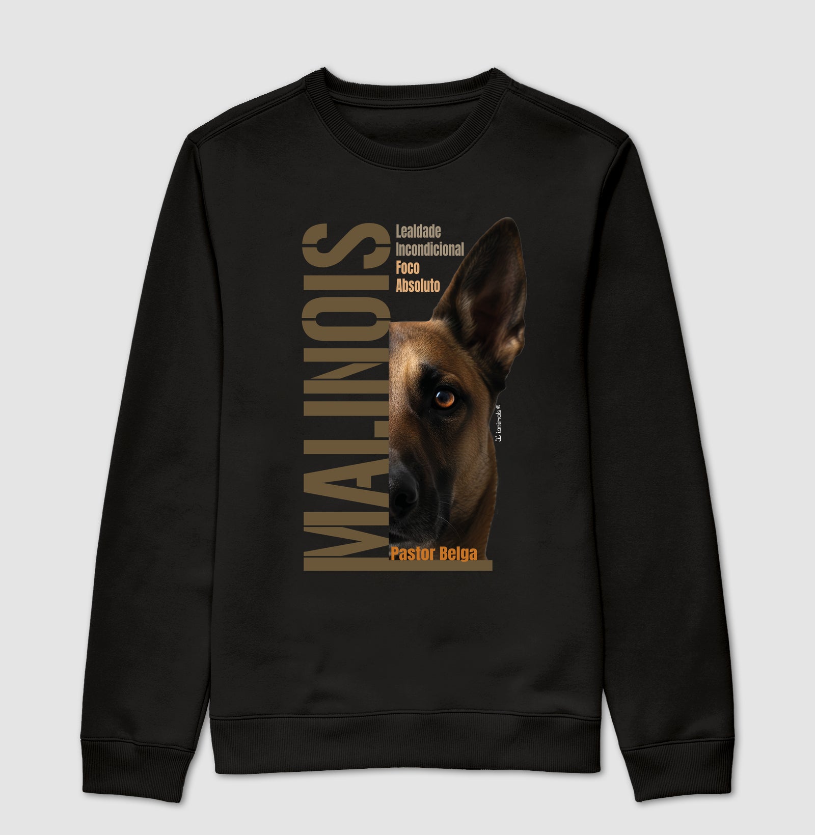 Moletom Suéter Malinois Foco Absoluto - Essência