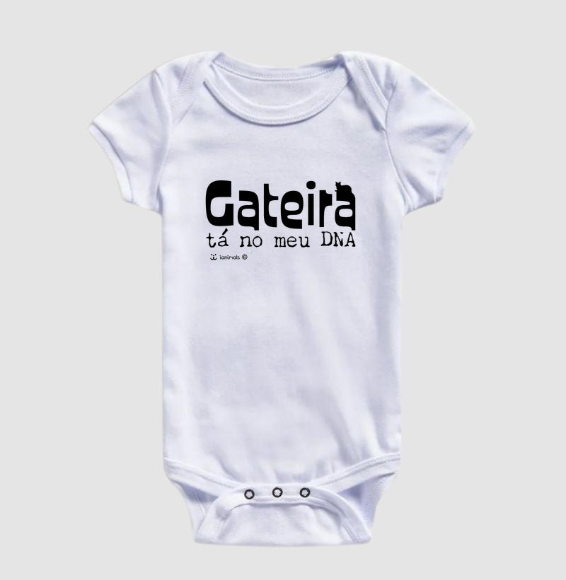 Body Infantil Gateira Tá no meu DNA - Afeto