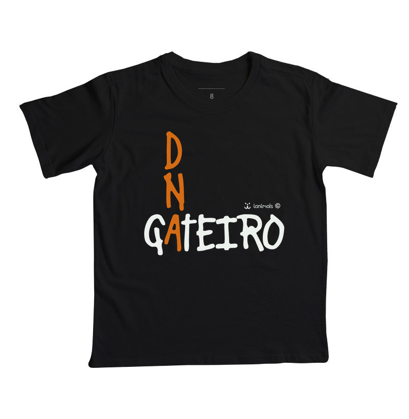 Camiseta Infantil DNA Gateiro - Afeto
