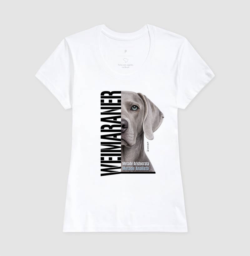 Camiseta Weimaraner Metade Aristocrata - Essência