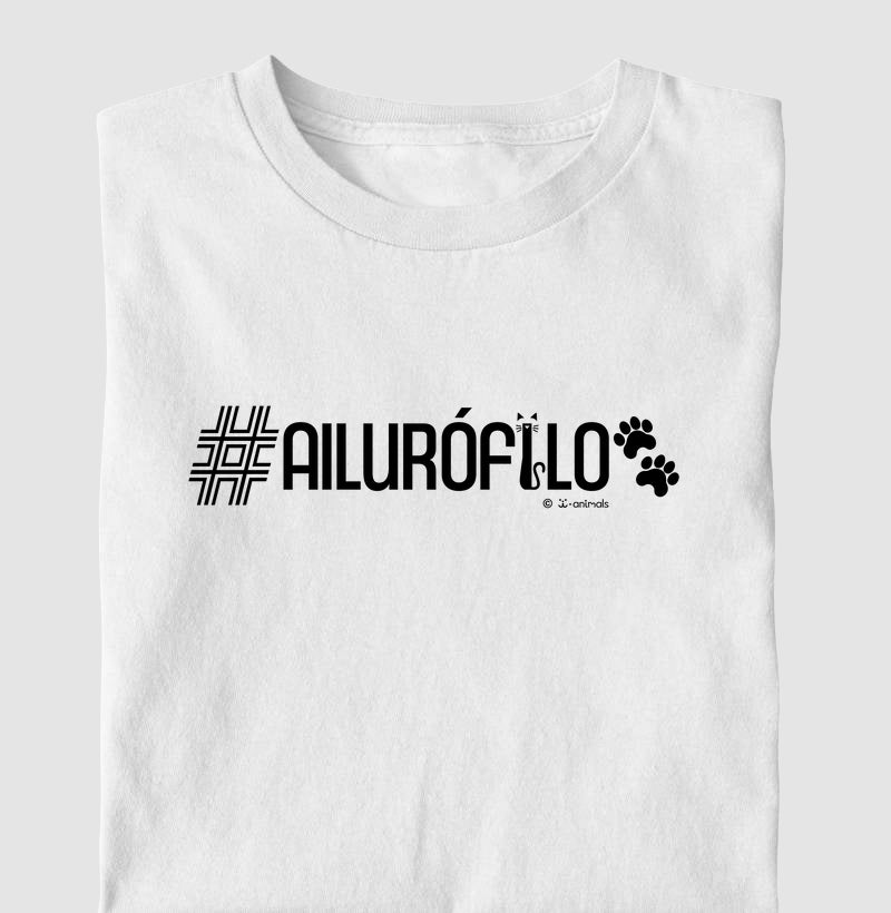 Camiseta #Ailurófilo - Coleção AFETO