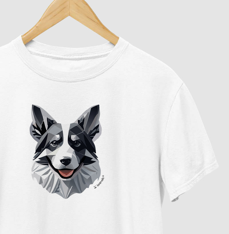 Camiseta Border Collie - Coleção Geoma