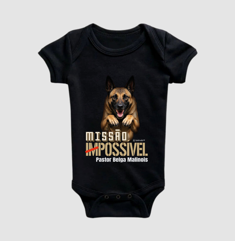 Body Infantil Malinois Missão Impossível - Essência