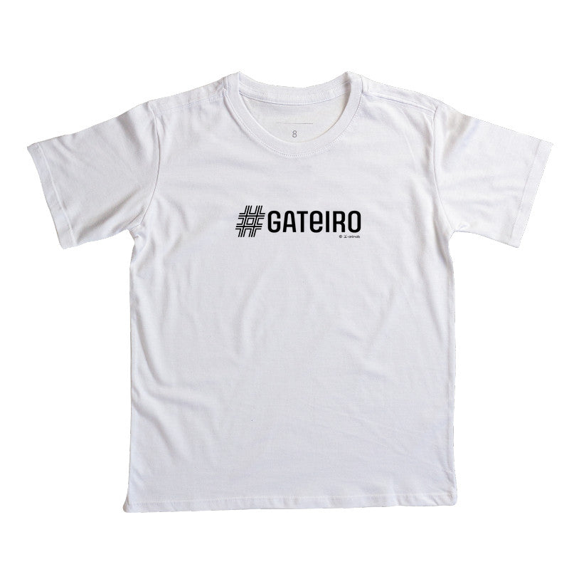 Camiseta #Gateiro (Infantil)- Coleção AFETO