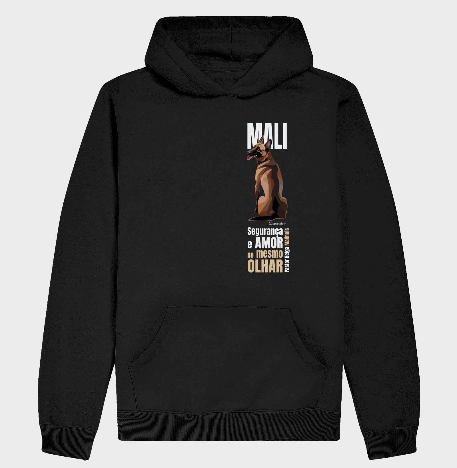 Moletom com Capuz Malinois - Olhar - Essência