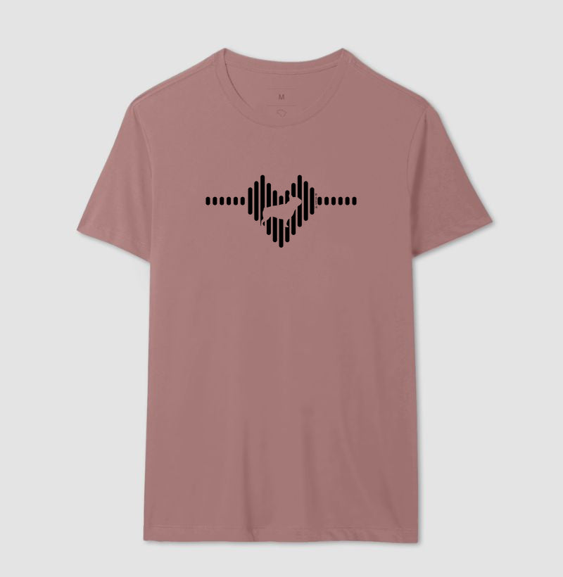 Camiseta Buldogue Francês - Coleção Coração