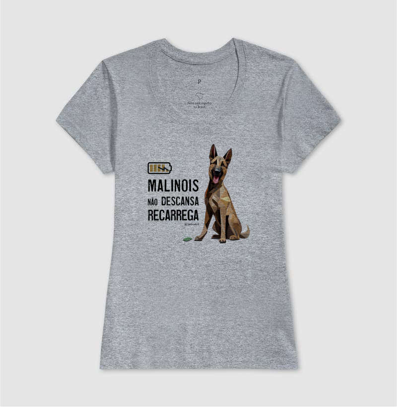 Camiseta Malinois Não Descansa - Essência