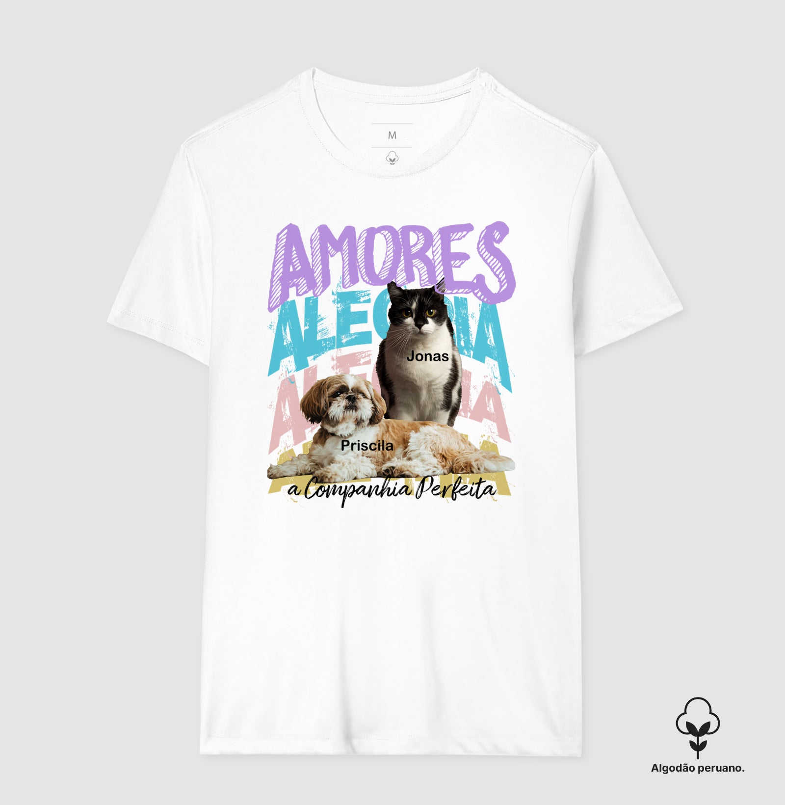 Camiseta Bootleg até 6 fotos /INCA SOFT - Personalizada