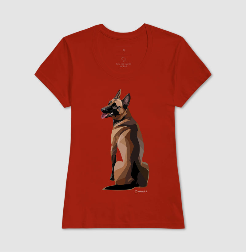 Camiseta Malinois Olhar - Geoma
