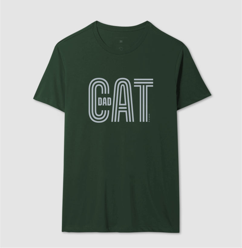 Camiseta Cat Dad - Coleção AFETO