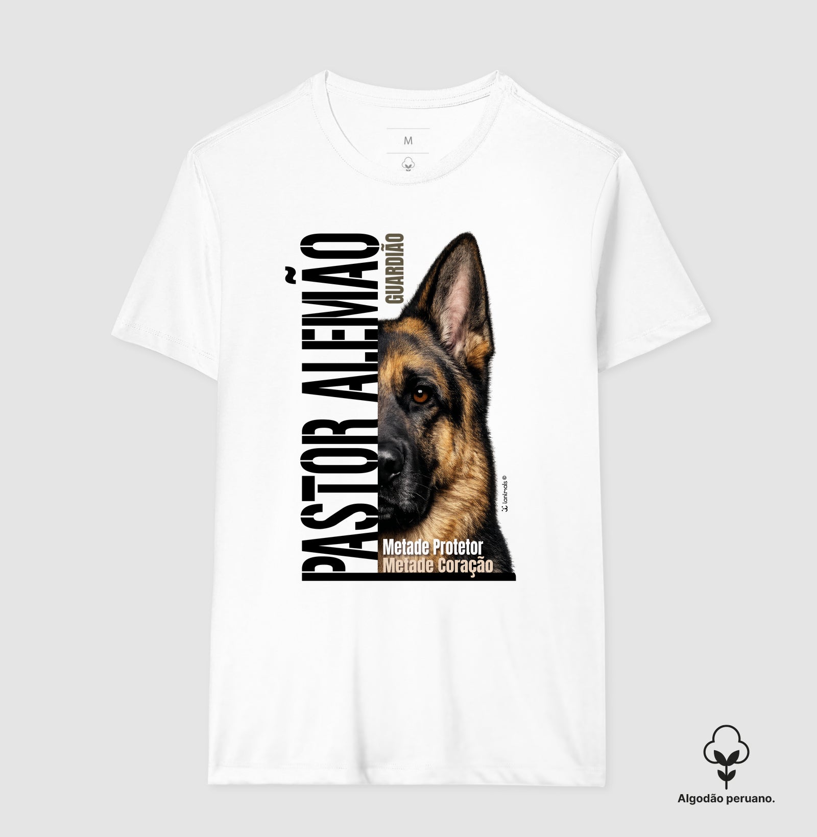 Camiseta INCA SOFT Pastor Alemão Metade Protetor - Essência
