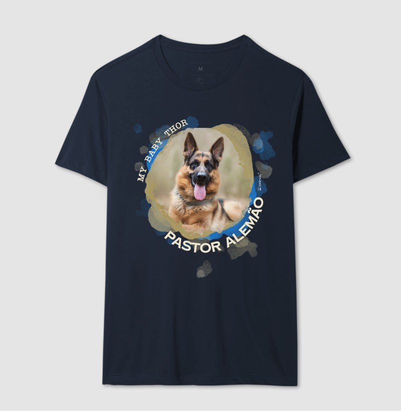 Camiseta Foto Pet - Fluid Splash - Personalizada | iAnimals
