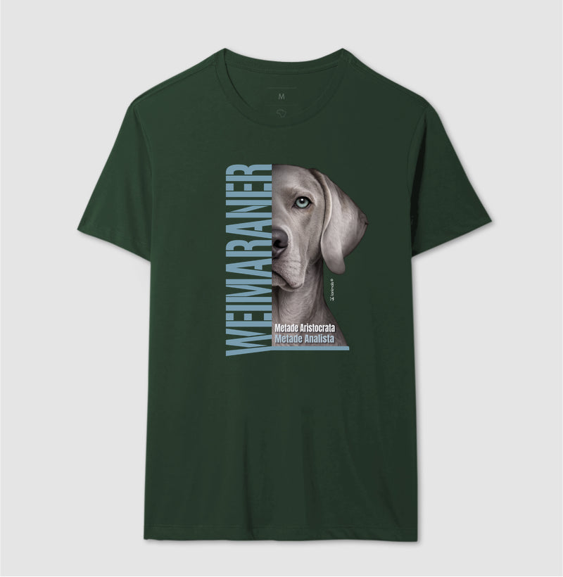 Camiseta Weimaraner Metade Aristocrata - Essência