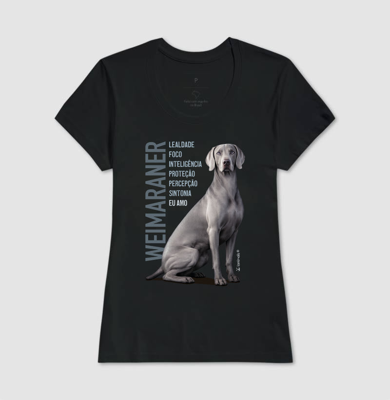 Camiseta Weimaraner Eu Amo - Essência