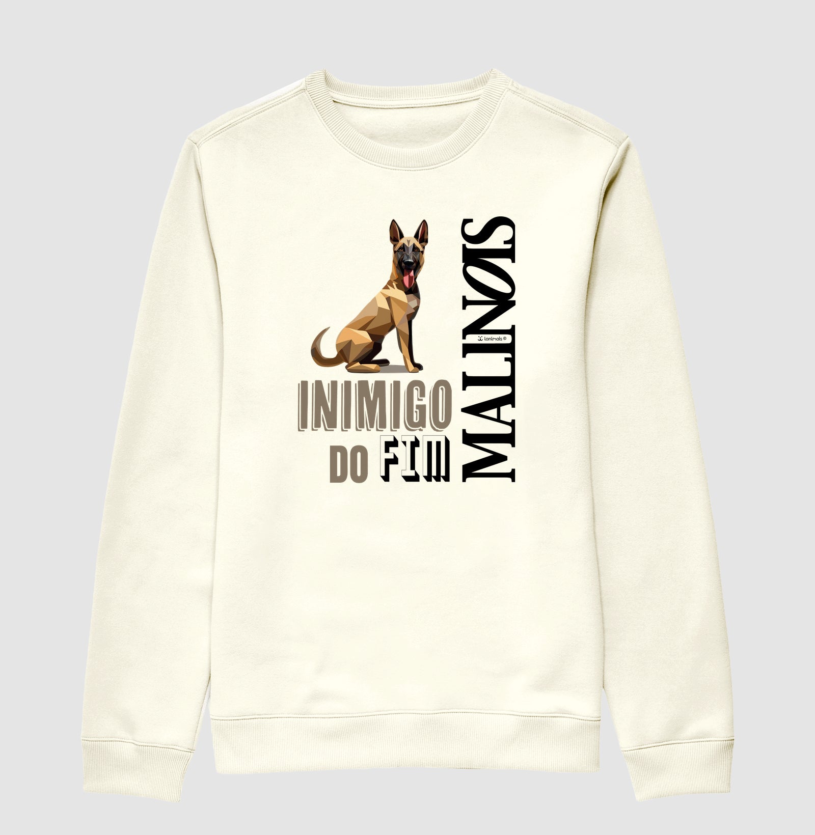 Moletom Suéter Malinois Inimigo do Fim - Essência