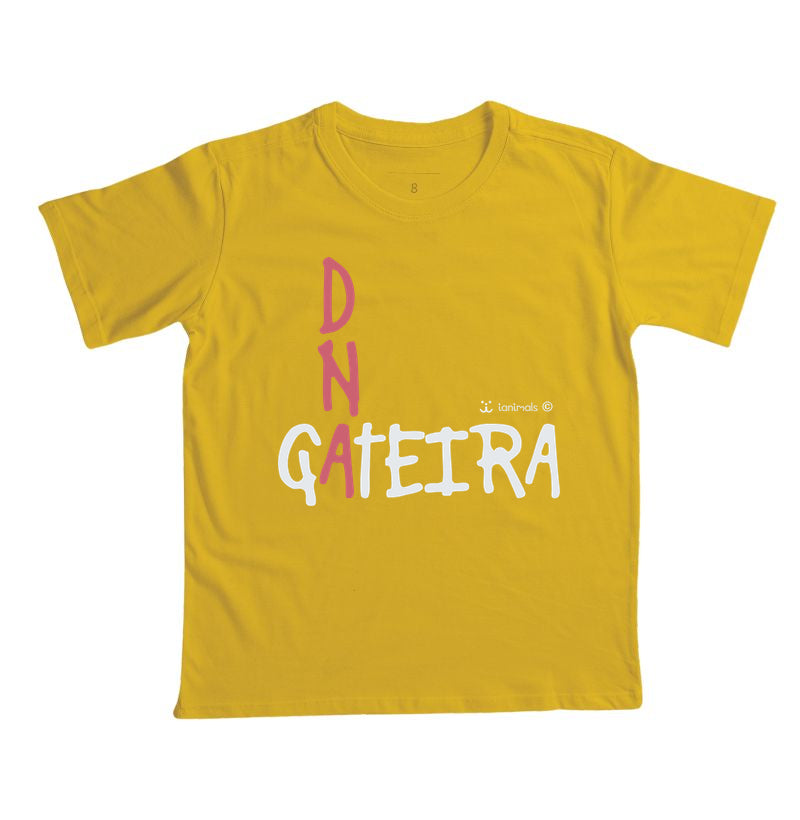 Camiseta Infantil DNA Gateira - Afeto