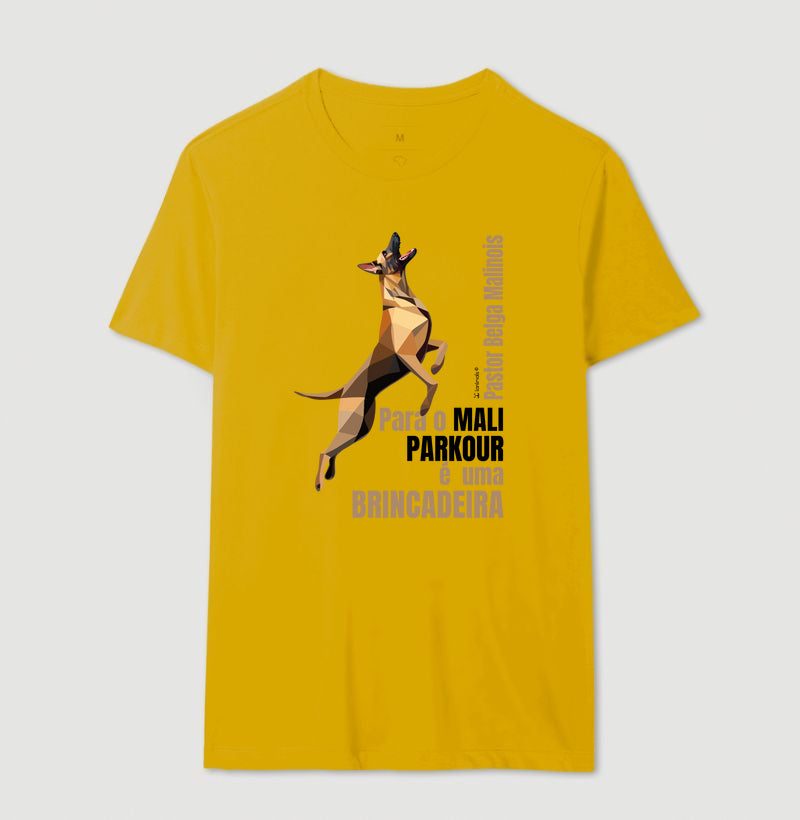 Camiseta Malinois Parkour é Brincadeira- Essência