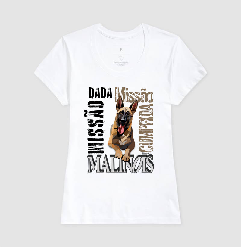 Camiseta Malinois Missão Comprida - Essência
