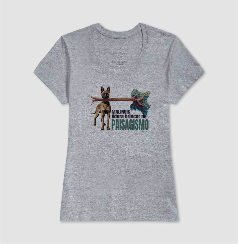 Camiseta Malinois Paisagismo - Essência