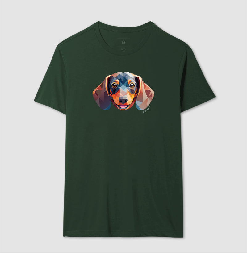 Camiseta Dachshund - Coleção Geoma