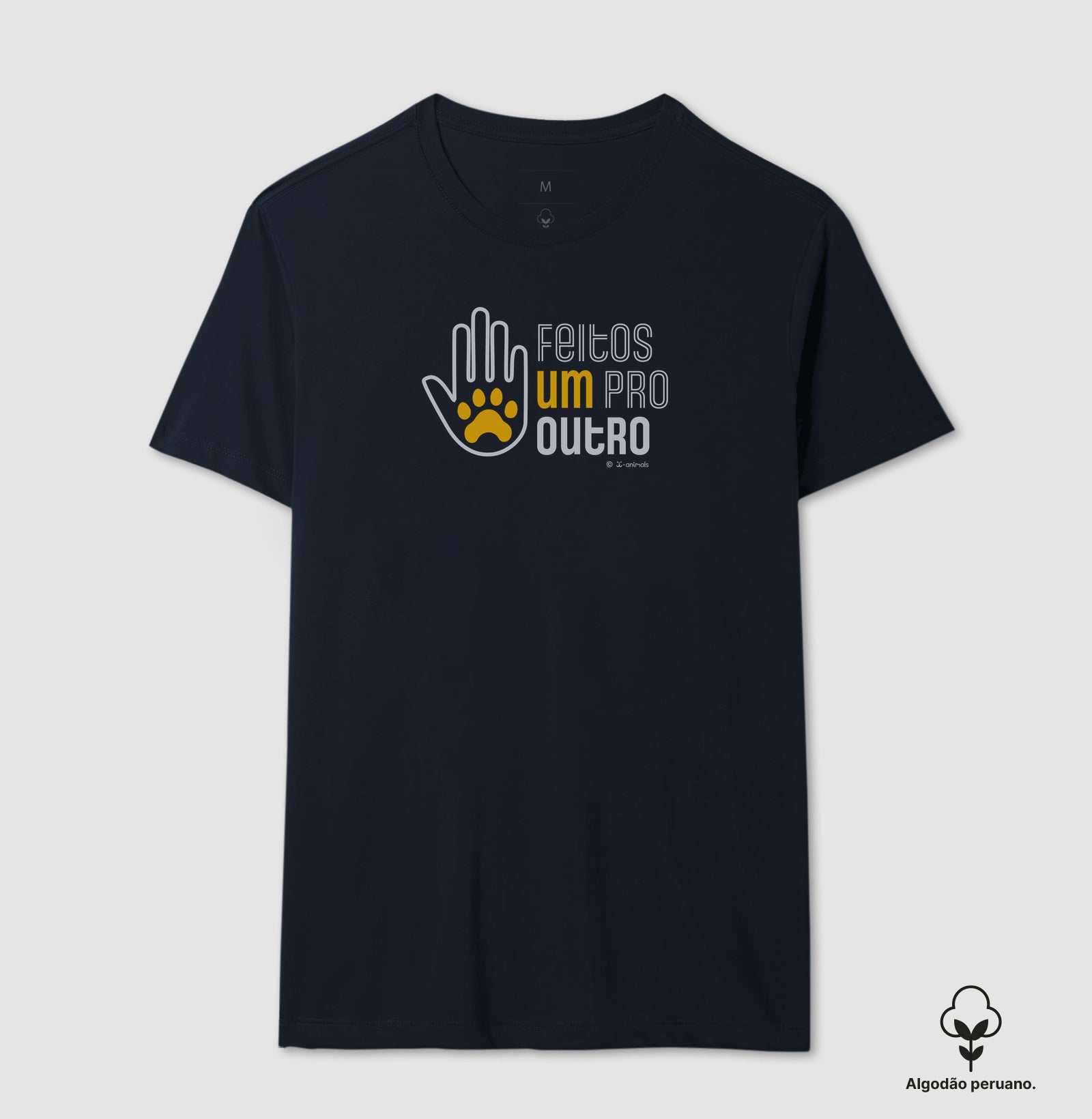 Camiseta “INCA SOFT” Pets, Feitos um Pro Outro  - Coleção AFETO