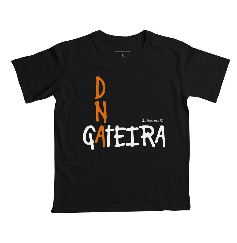 Camiseta Infantil DNA Gateira - Afeto
