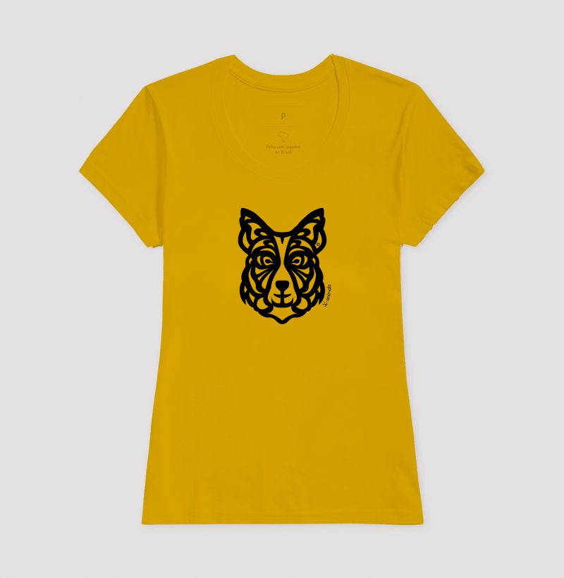 Camiseta Border Collie - Tribal