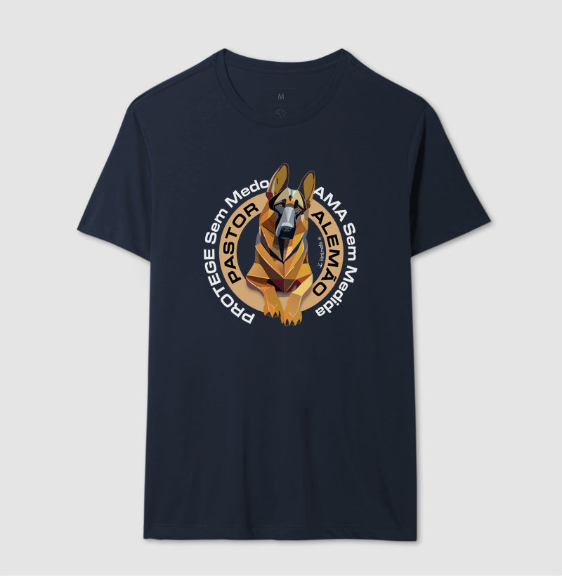 Camiseta Pastor Alemão - Protege sem Medo - Essência