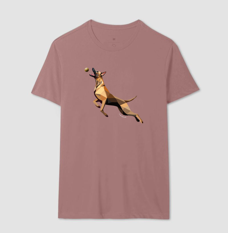 Camiseta Malinois O Pulo - Perfil/Geoma